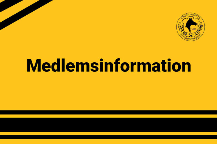 Medlemsinformation medlemsinformation
